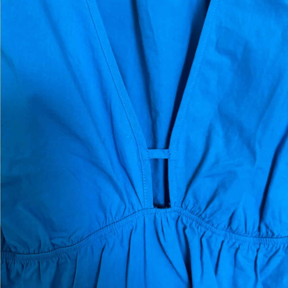 Rails Teal V-Neck Tiered Maxi Dress - Picture 3 of 8
